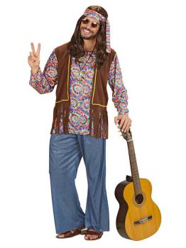 Fato de Hippie Porreta para adulto