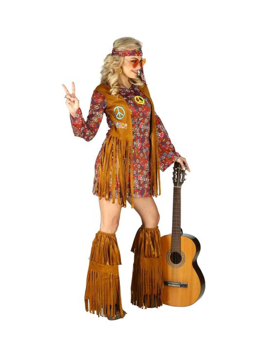 Fato de hippie psicodélico para adulto