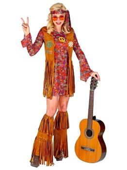 Fato de hippie psicodélico para adulto