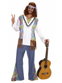 Fato de Hippie Viva la Paz para adulto