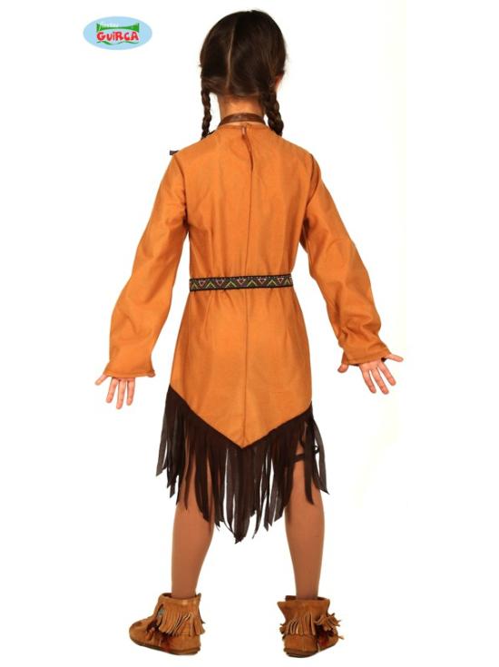 Fato de menina indiana Poca Hontas.