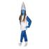 Fato de Smurf azul infantil para menina