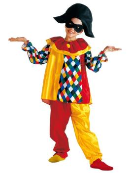 Fato infantil de Arlequim Veneziano.