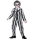 Fantasia infantil Beetlejuice / “Sleazy Ghost” (casaco, calça e gravata)