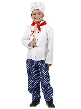 Cozinhe fantasia infantil tamanho 7 a 10 anos