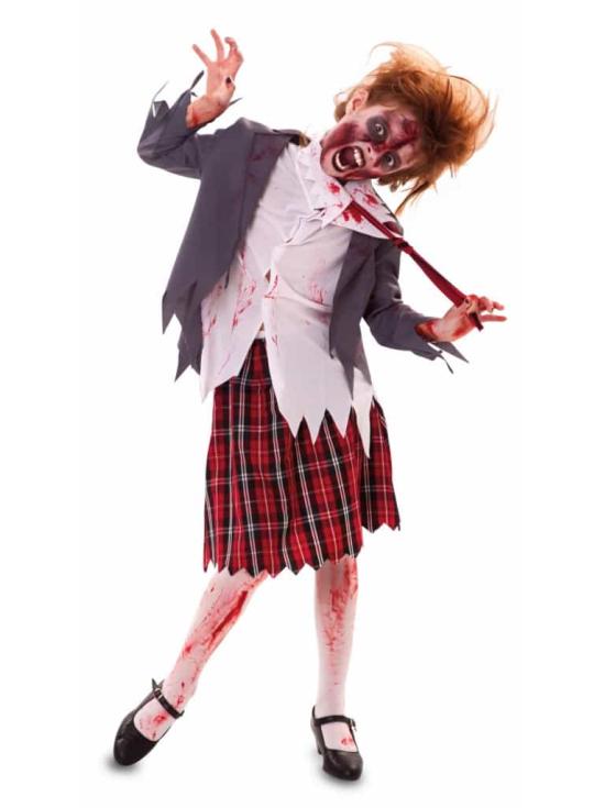 Fantasia de colegial zumbi.girl