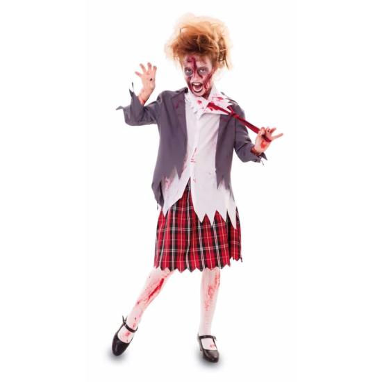 Fantasia de colegial zumbi.girl