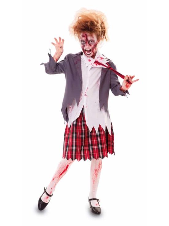 Fantasia de colegial zumbi.girl