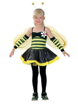 Fato de abelha infantil para menina.