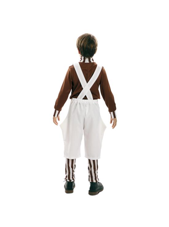 Fantasia infantil Sweet Pixie Oompa Loompa Willy Wonka,