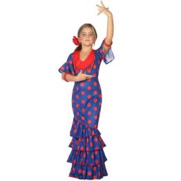 Fato infantil Azul Flamenco