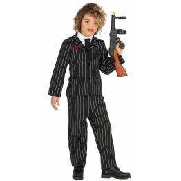 Fato de gangster infantil