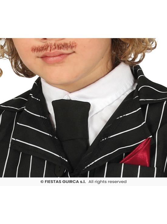 Fato de gangster infantil