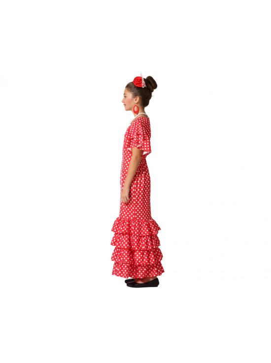 Fato de Sevillana Flamenco para menina