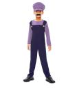 Fato infantil Super Mario Bros Waluigi