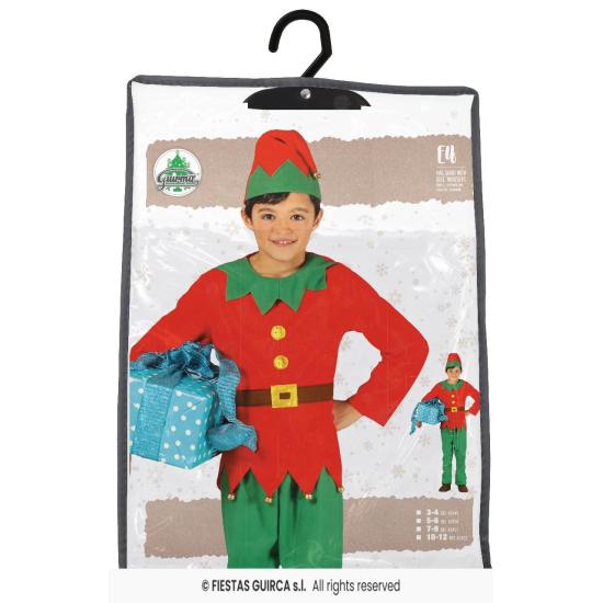 Fantasia infantil de Elfo Papai Noel.