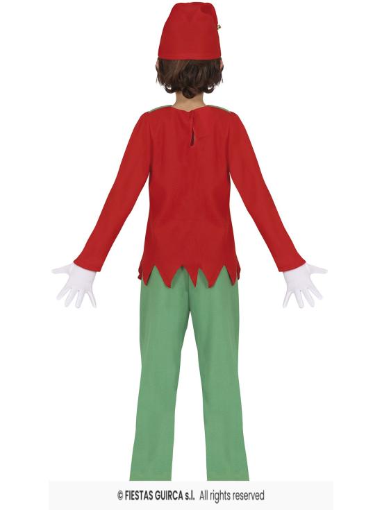 Fantasia infantil de Elfo Papai Noel.