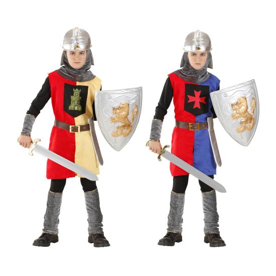 Fato de guerreiro medieval de Castela para criança Fato de guerreiro medieval de Castela para criança