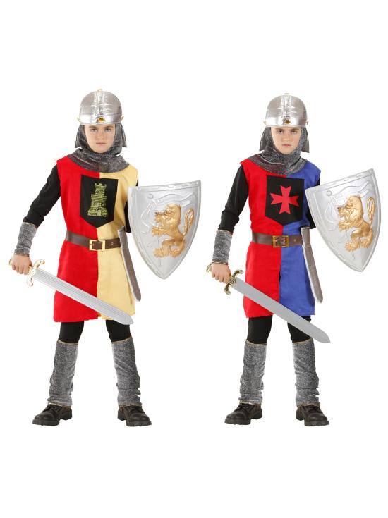 Fato de guerreiro medieval de Castela para criança
