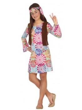 Fato infantil Hippie Flower Power.