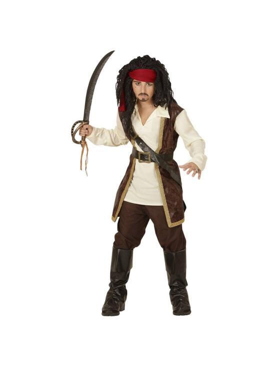 Fato de Jack Sparrow Piratas do Caribe tamanho infantil