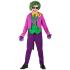 Fato de Joker para criança – fraque com camisa e colete, calças, gravata e luvas