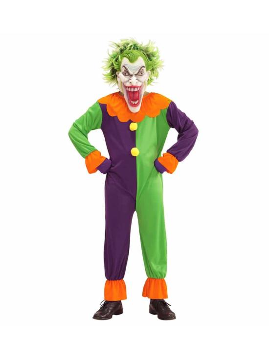 Fantasia infantil do Coringa Maligno.