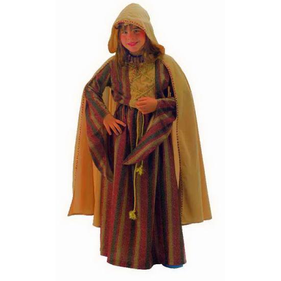 Fato de manto infantil medieval para menina. Fato de manto infantil medieval para menina.