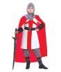 Traje infantil medieval Ordem dos Cruzados.
