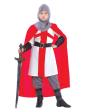 Traje infantil medieval Ordem dos Cruzados.