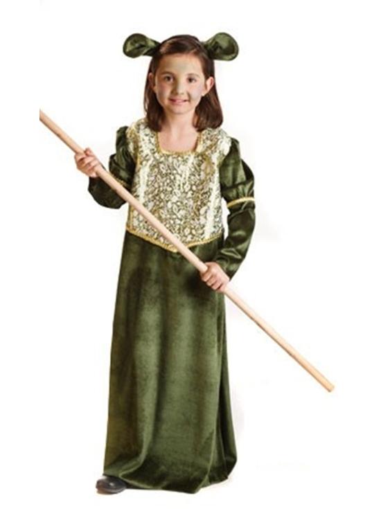 Fantasia infantil Ogra Fiona Shrek.