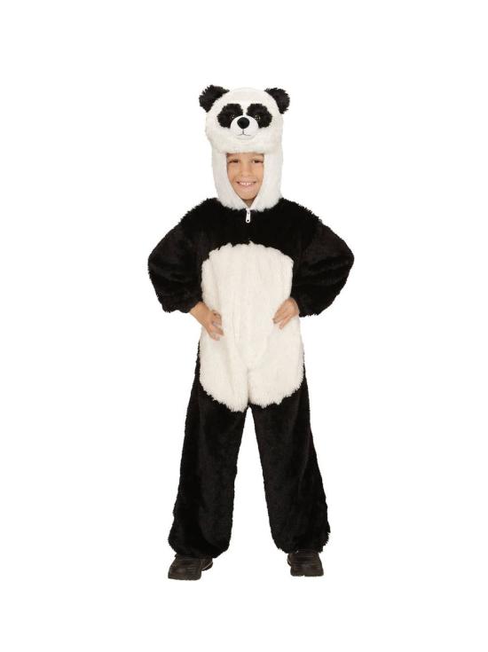 Fantasia infantil de urso panda de pelúcia