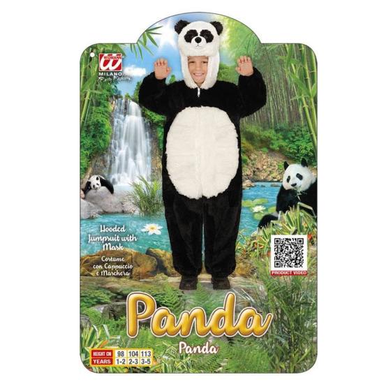 Fantasia infantil de urso panda de pelúcia Fantasia infantil de urso panda de pelúcia