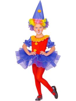 Fantasia de palhaço acrobata infantil