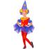 Fantasia de palhaço acrobata infantil