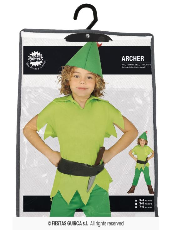 Fantasia de Peter Pan para crianças