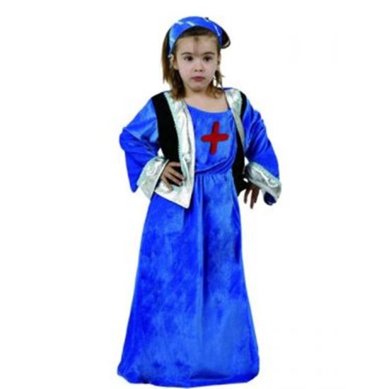 Fantasia infantil Princesa Azul.