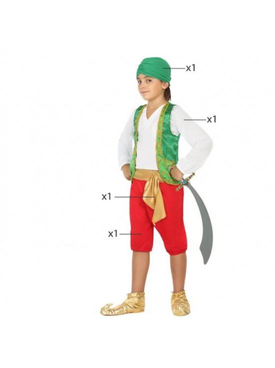 Fato de deserto árabe de Aladdin para criança
