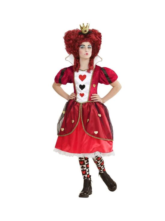 Fato de Rainha de Copas Alice para criança
