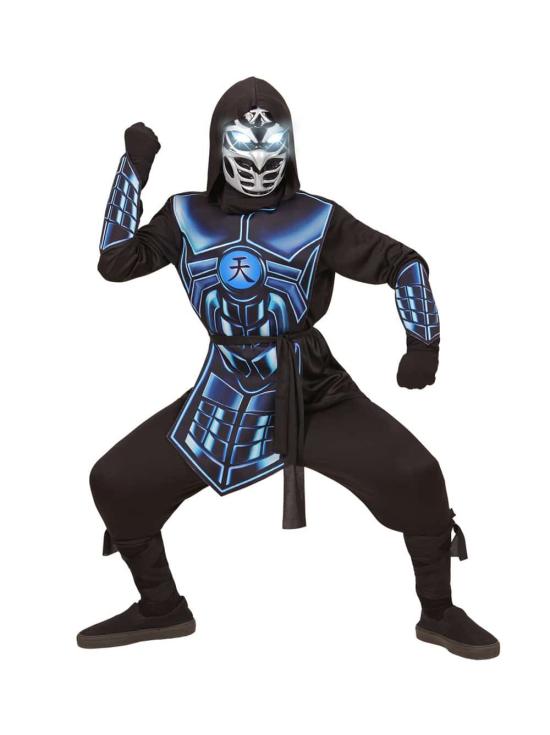 Luzes e som da fantasia infantil do robô Ninja.*