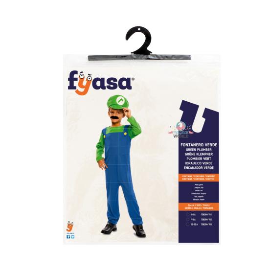 Fantasia infantil Super Mario Bros Luigi