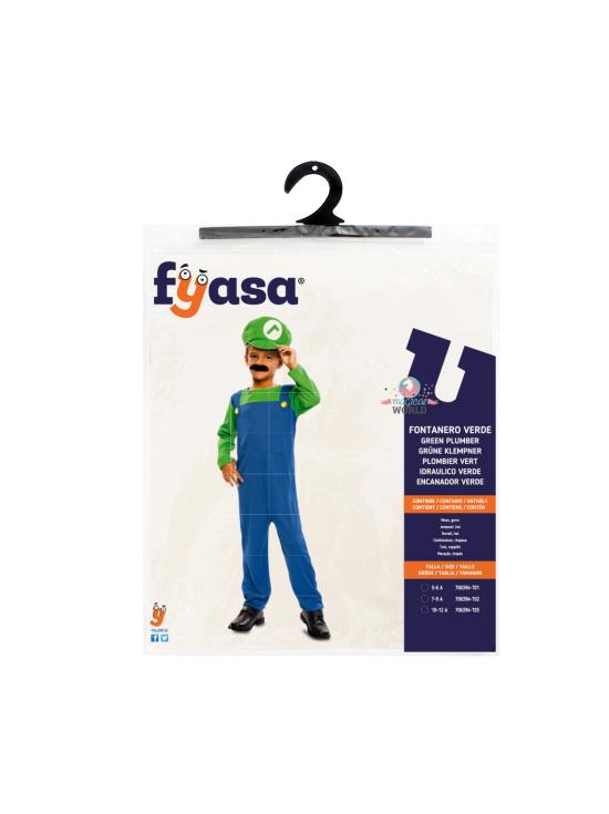 Fantasia infantil Super Mario Bros Luigi