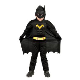 Fato infantil de super-herói de morcego musculoso.