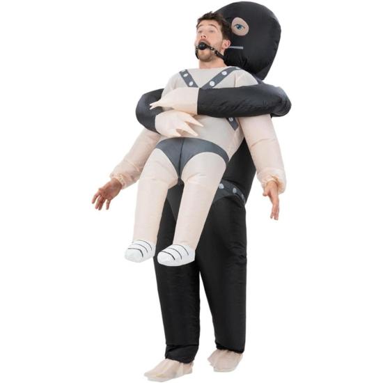 Fantasia inflável de sequestrador sadomasoquista para adultos