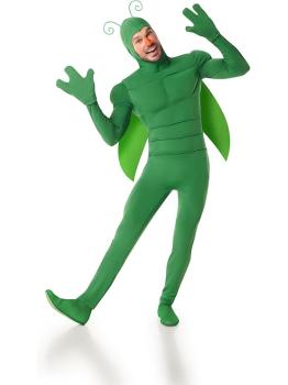 Fantasia de inseto verde para homens