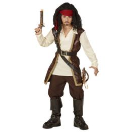 Fato de Jack Sparrow Piratas do Caribe tamanho infantil