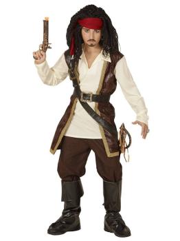 Fato de Jack Sparrow Piratas do Caribe tamanho infantil