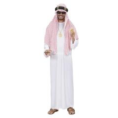 Fato de Sheikh Árabe para adulto