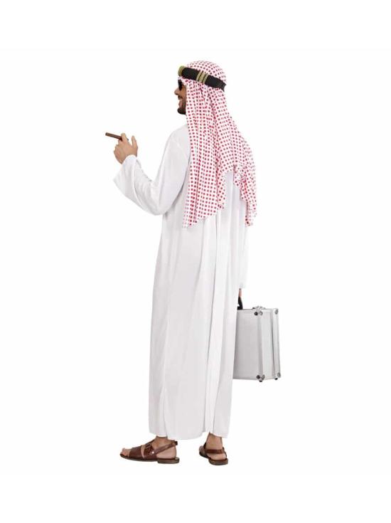 Fato de Sheikh Árabe para adulto