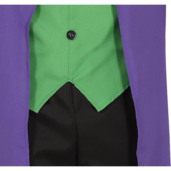 Fantasia de Coringa para Adulto – Sobretudo, Colete, Gravata e Camisa Fantasia de Coringa para Adulto – Sobretudo, Colete, Gravata e Camisa
